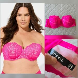 Torrid Bombshell‎ Everyday Strapless Push-up Bra Size 44DD